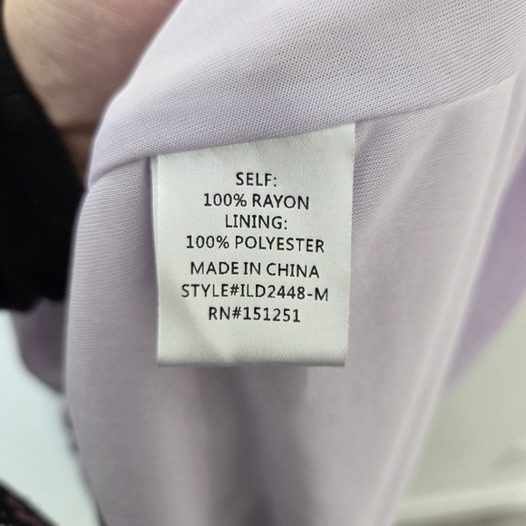 Baltic Born Felicity Dress Lilac Lavender Purple Tiered Milkmaid Cottagecore L - Picture 9 of 9